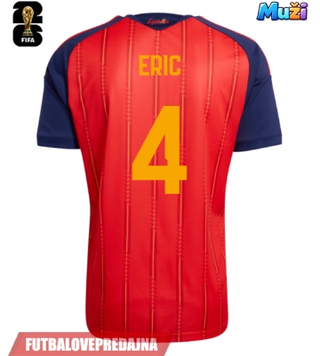 Lacne Muži Futbalové dres Španielsko Eric Garcia #4 MS 2026 Krátky Rukáv - Domáci